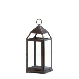 Gallery of Light Large Bronze Contemporary Lantern