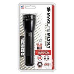 Maglite ML25LT 2-Cell C Black LED Flashlight